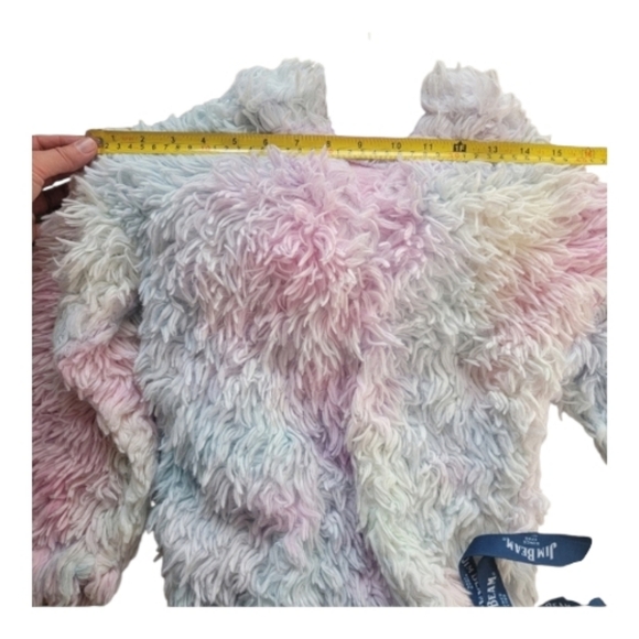 Deux Par Deux, Kid's Size 7, Rainbow print hoodie - Picture 6 of 9